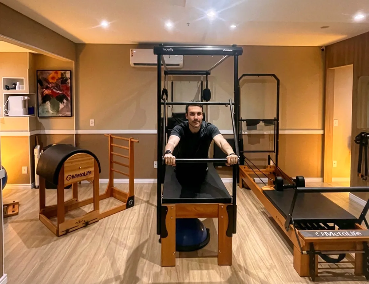 Estúdio de Pilates com aparelhos MetaLife
